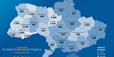 В Україні за добу  429 людей захворіли на COVID-19