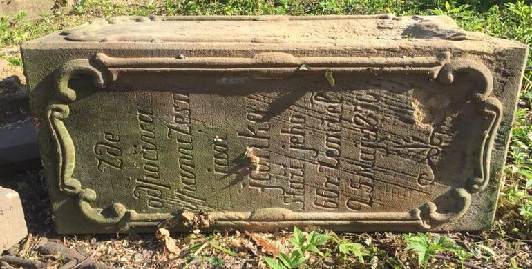 У селі на Рівненщині вандали-дроворуби нищать старе чеське кладовище