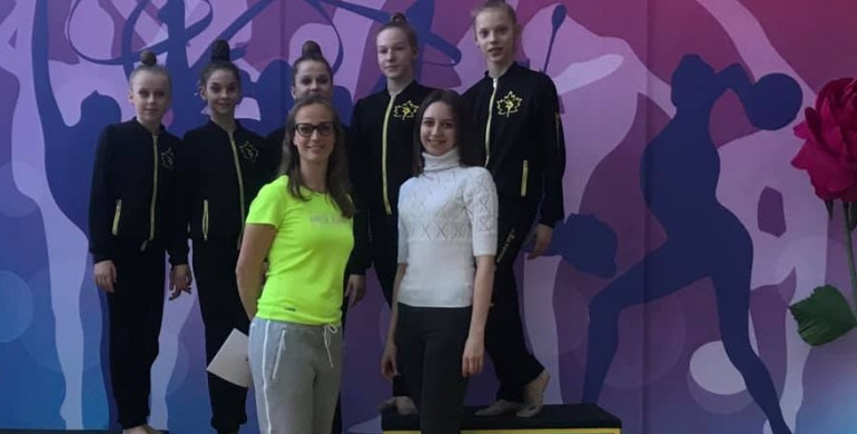 Рівненські гімнастки на Чемпіонаті України в сімці кращих