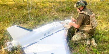 Правоохоронці показали уламки дронів, які впали на Рівненщині 