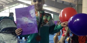Фотофакт. Рівненська гімнастка виграла бронзову медаль на Всеукраїнському турнірі
