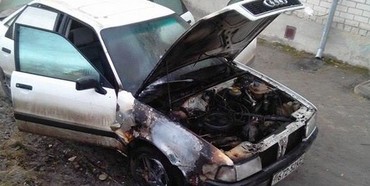 На Рівненщині підпалили авто голові спілки ветеранів АТО 